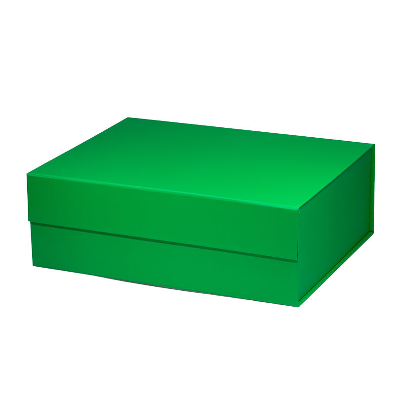 Magneetdoos met strik - A4 - Groen mat gelamineerd - Couture