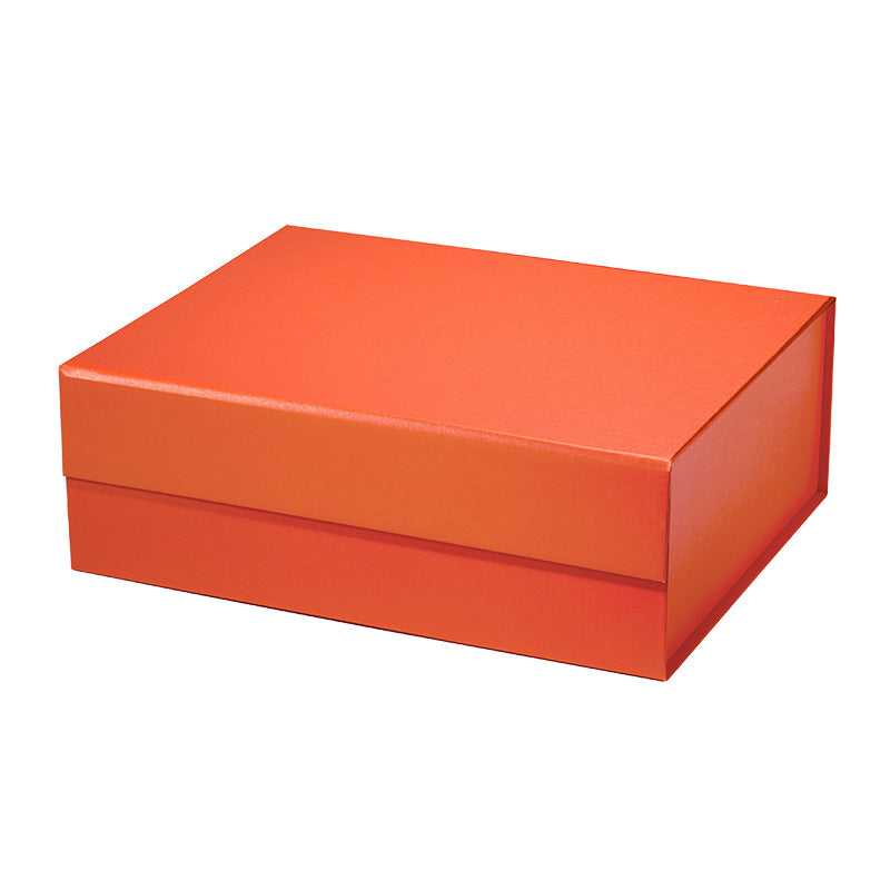 Magneetdoos met strik - A4 - Oranje mat gelamineerd - Couture