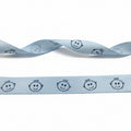 Satinband "Babykopf" Junge 16mm hellblau