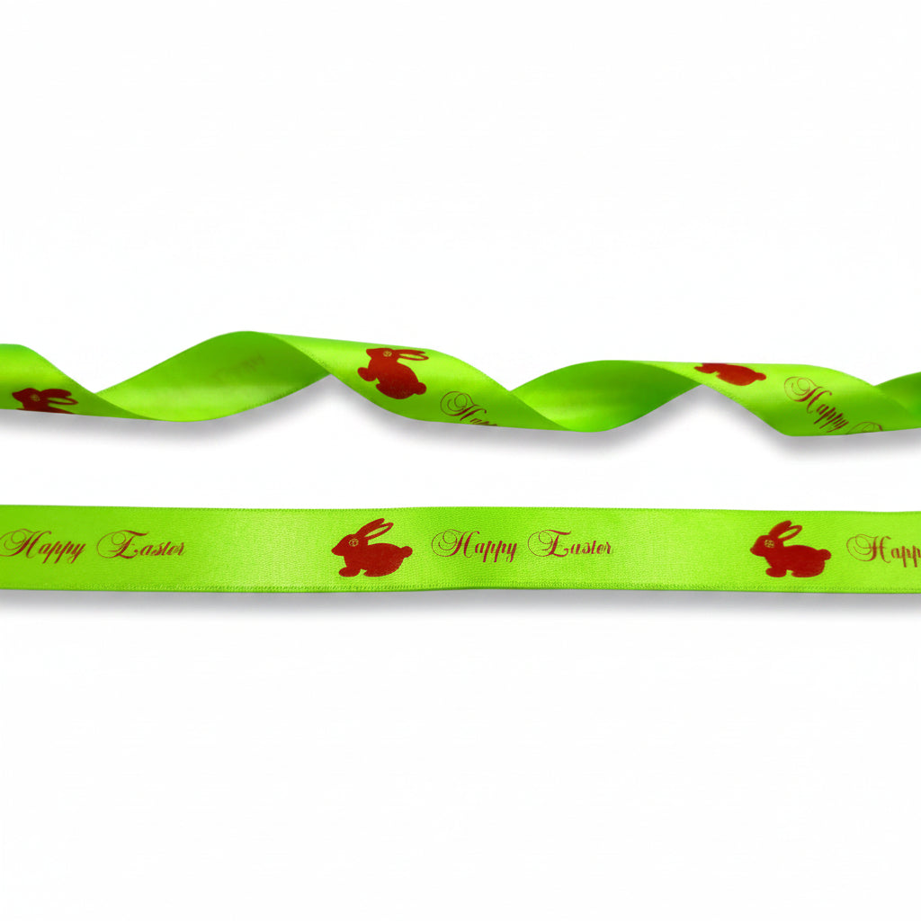 20mm Luxuriöses Satinband bedruckt mit Fußbällen pro 25-Meter-Rolle.