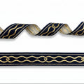 Satinband mit Zebramuster – 25mm pro 25 Meter.