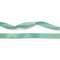 15 mm Luxus-Satinband, Farbe Weiß, bedruckt mit Fußbällen, pro 25 Meter