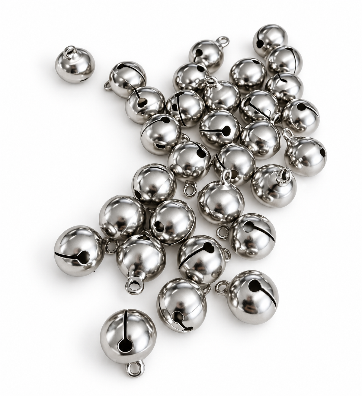 Belletje – in Goud en  Zilverkleurig (50 stuks)