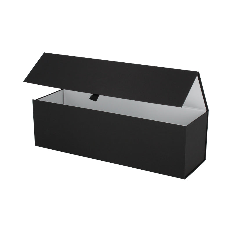 Magneetdoos - Luxe champagnedoos - Magnum fles - Zwart wit kraft - Elegant+ FSC®