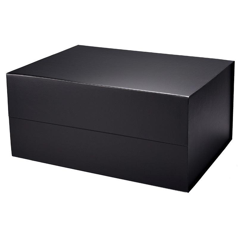Magneetdoos met strik - A3 - Zwart mat gelamineerd - Couture
