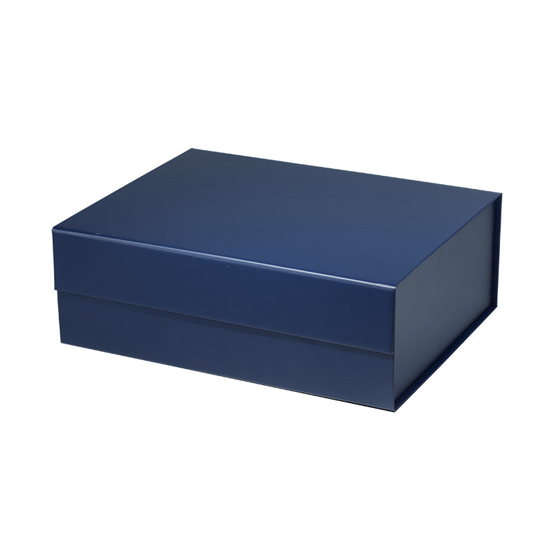Magneetdoos met strik - A4 - Blauw mat gelamineerd - Couture