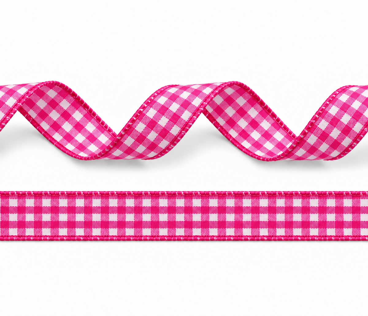 Geruit lint polyester 10mm in 11 verschillende kleuren op rollen van 25 meter