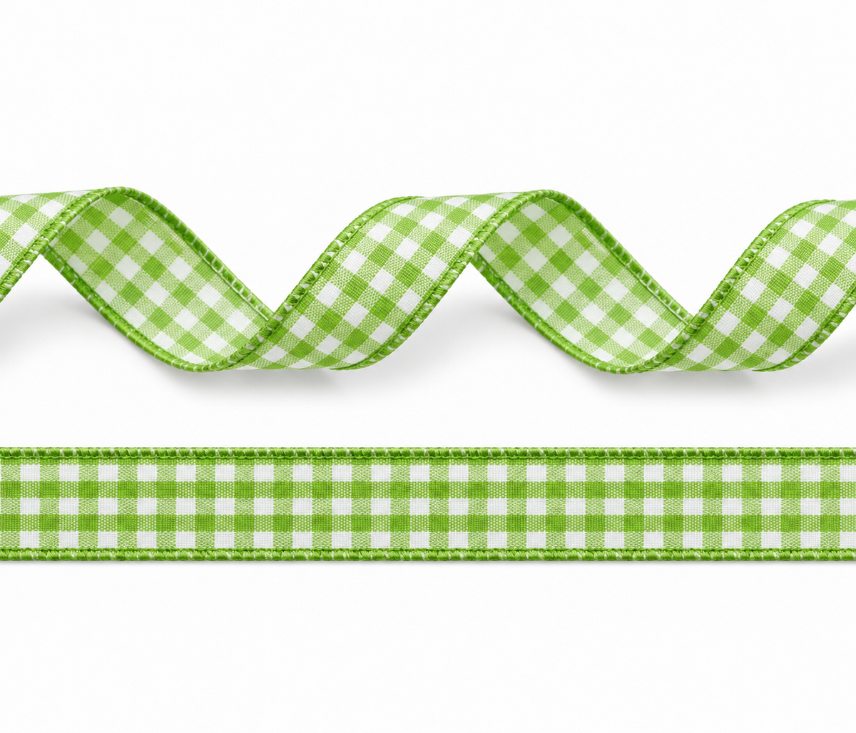 Geruit lint polyester 10mm in 11 verschillende kleuren op rollen van 25 meter