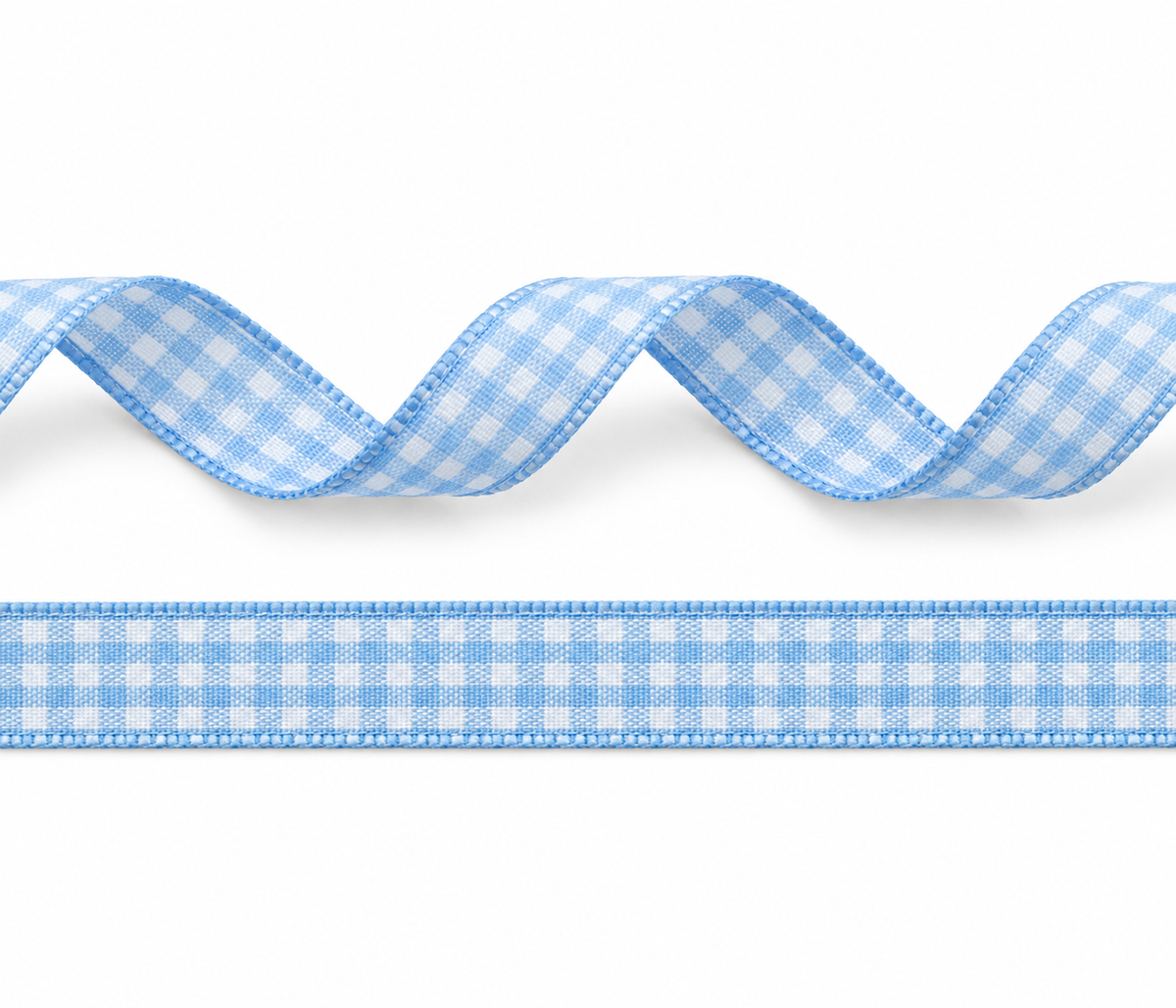 Geruit lint polyester 10mm in 11 verschillende kleuren op rollen van 25 meter