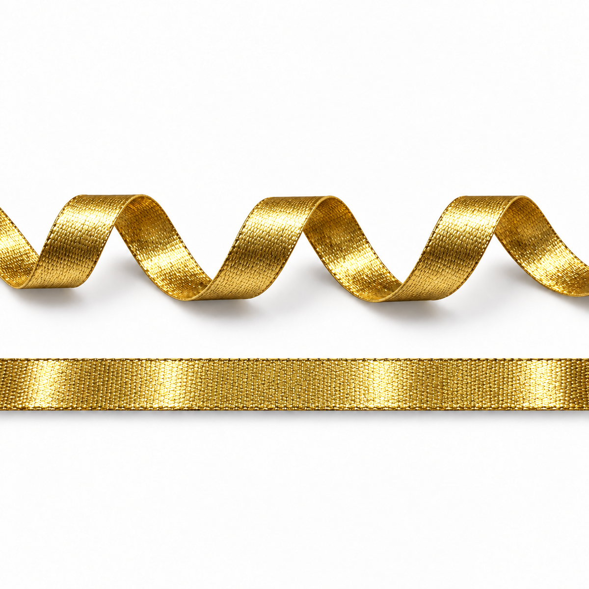 Lurex sierband Goud 10mm per 25 meter