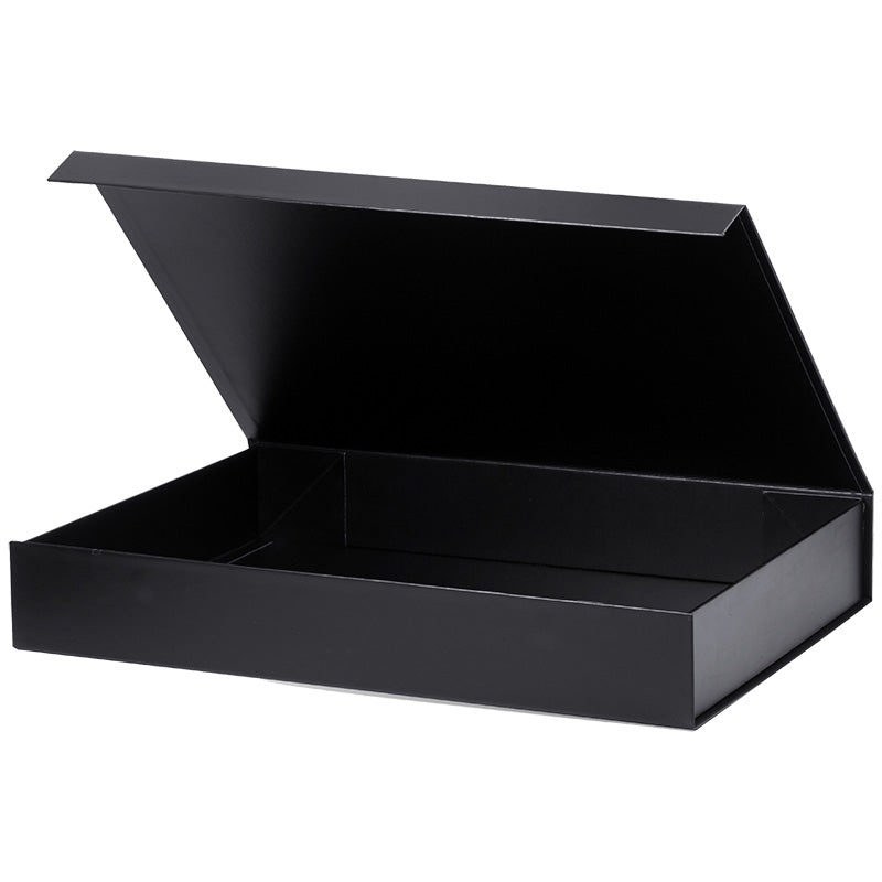 Magneetdoos met strik - A3 - Zwart mat gelamineerd - Couture