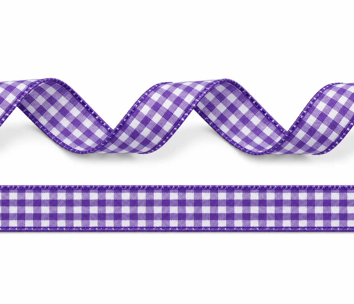 Geruit lint polyester 10mm in 11 verschillende kleuren op rollen van 25 meter