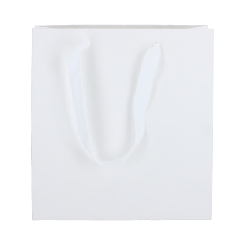 Papieren draagtassen - A5 - Wit kraft - Couture