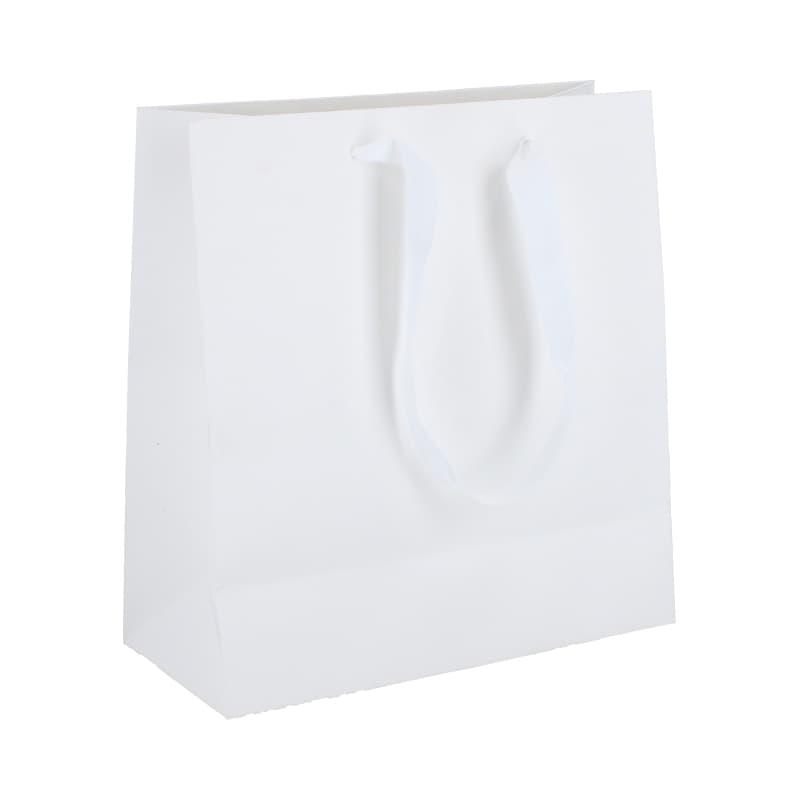 Papieren draagtassen - A5 - Wit kraft - Couture