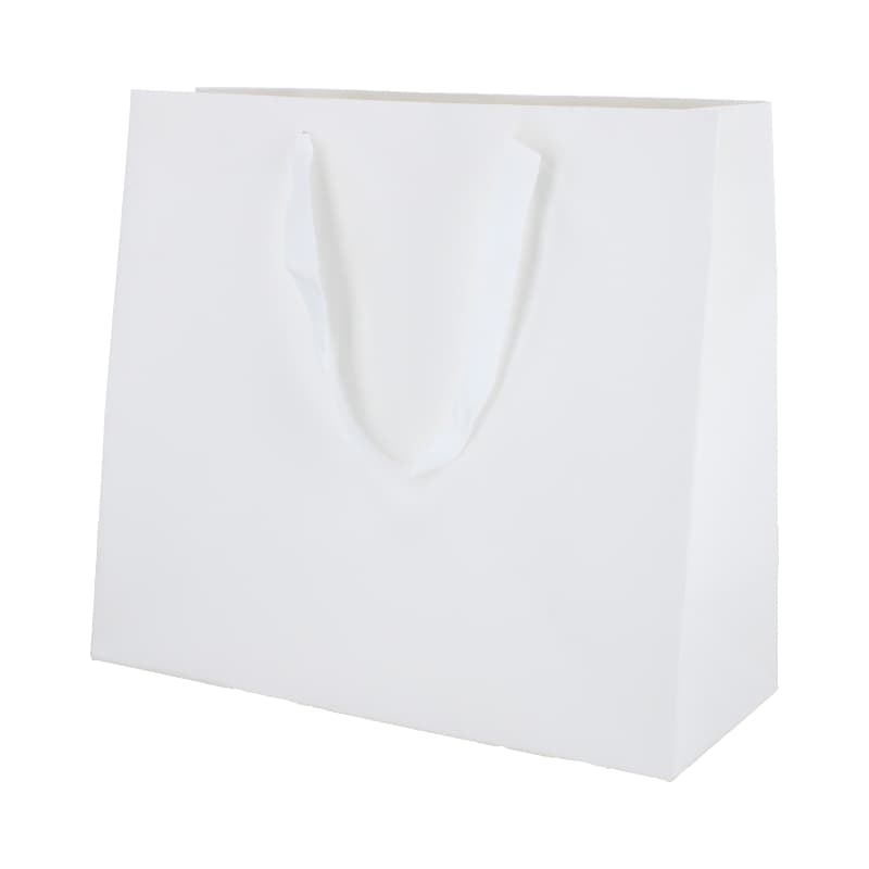 Papieren draagtassen - A4 - Wit kraft - Couture