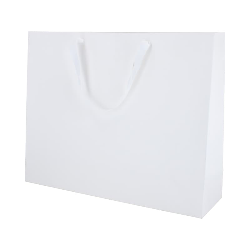 Papieren draagtassen - A3 - Wit kraft - Couture