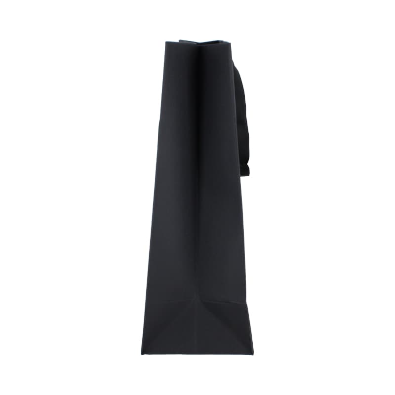 Papieren draagtassen - A3 - Zwart kraft - Couture