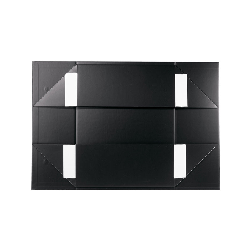 Magneetdoos met strik - A4 - Zwart mat gelamineerd - Couture