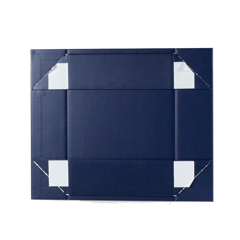 Magneetdoos met strik - A5 - Blauw mat gelamineerd - Couture