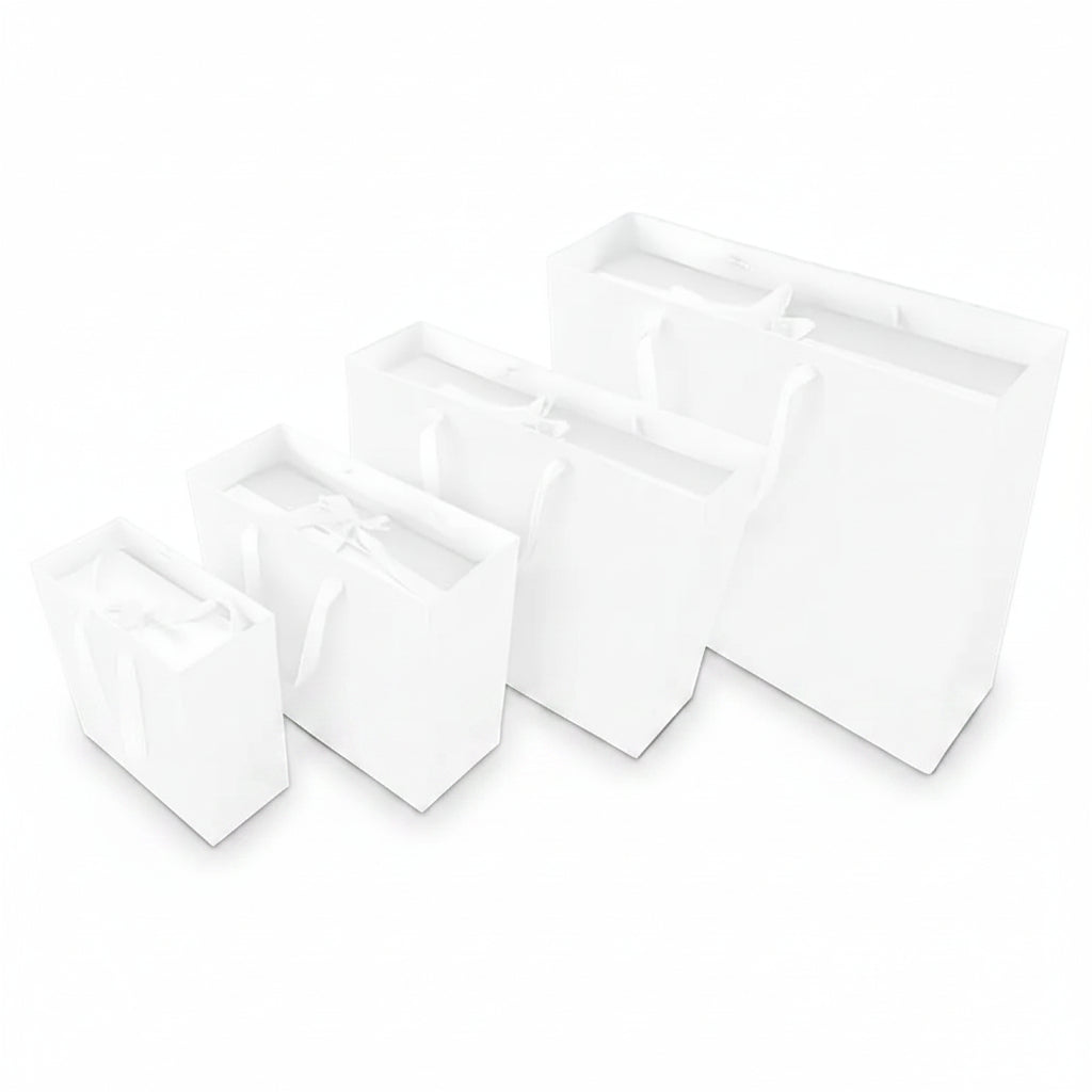 Magneetdoos met strik - A3 - Wit mat gelamineerd - Couture