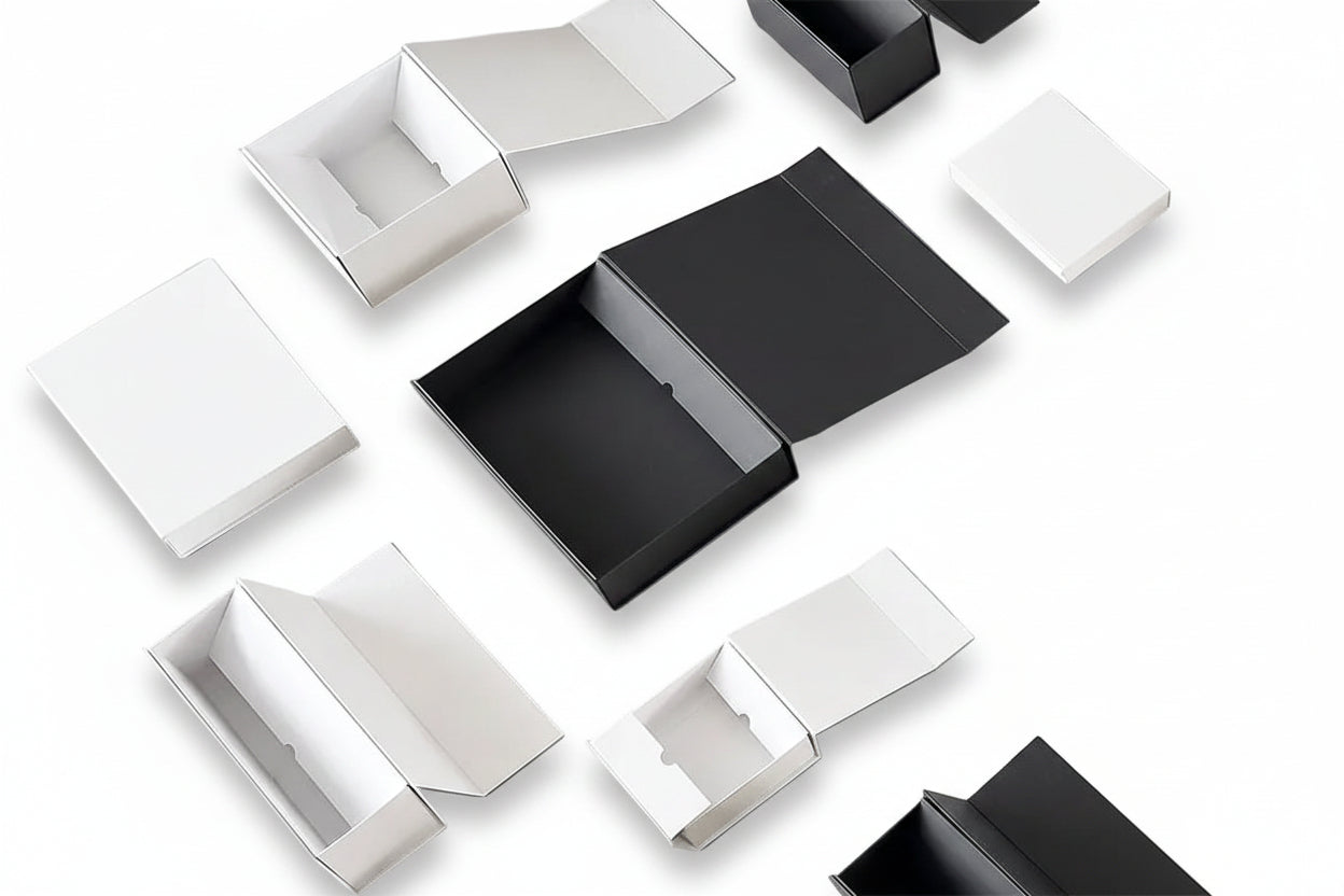 Magneetdoos - Zwart kraft - Elegant+ FSC®