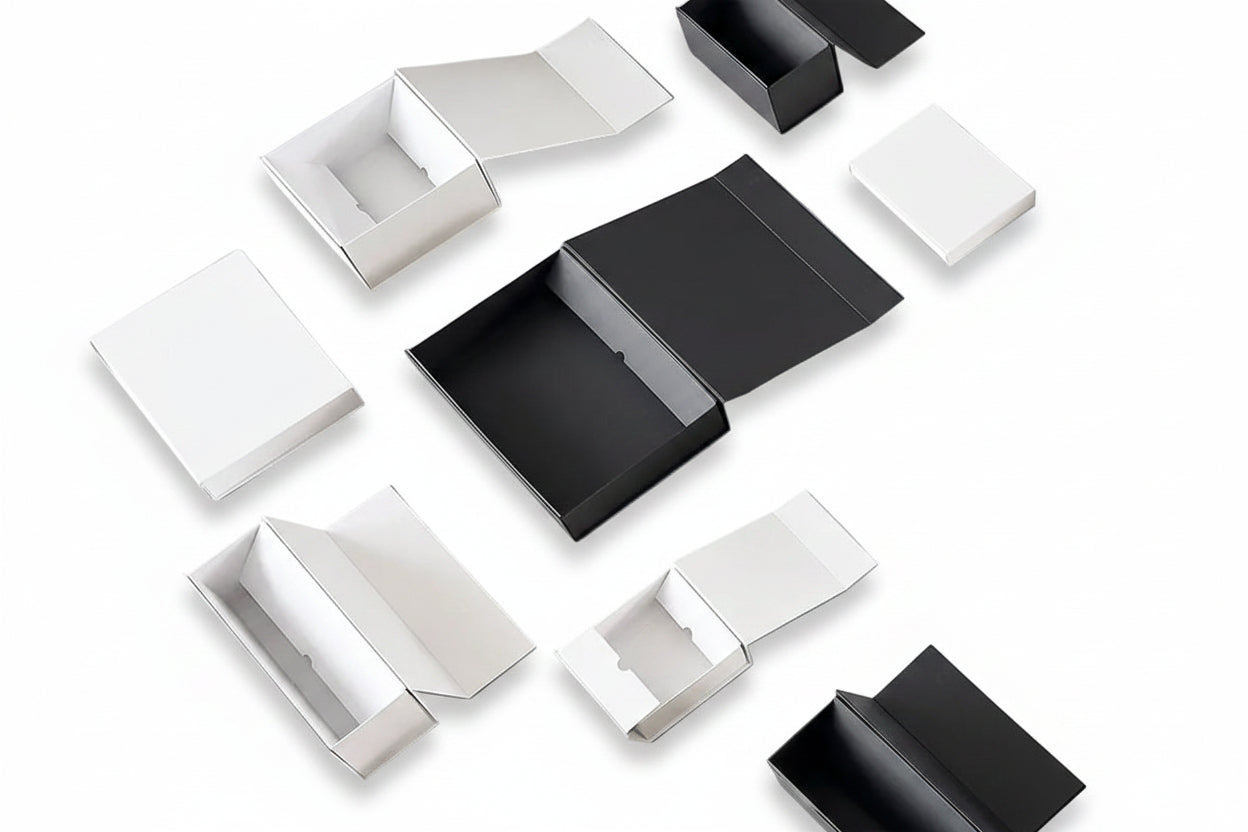 Magneetdoos - Koningsblauw kraft - Elegant FSC®