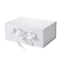 Magneetdoos met strik - A5 - Wit mat gelamineerd - Couture