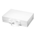 Magneetdoos met strik - A5 - Wit mat gelamineerd - Couture
