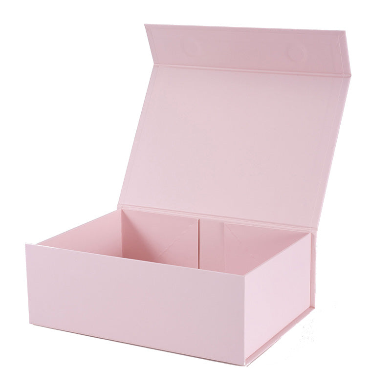 Magneetdoos met strik - A4 - Roze mat gelamineerd - Couture